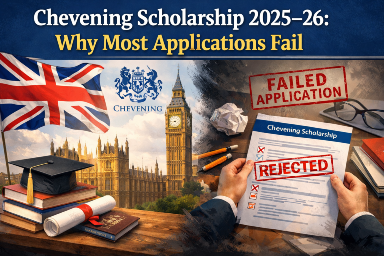 Chevening Scholarship 2025-26: Why Most Applications Fail (And What the Shortlisted Ones Do Differently)